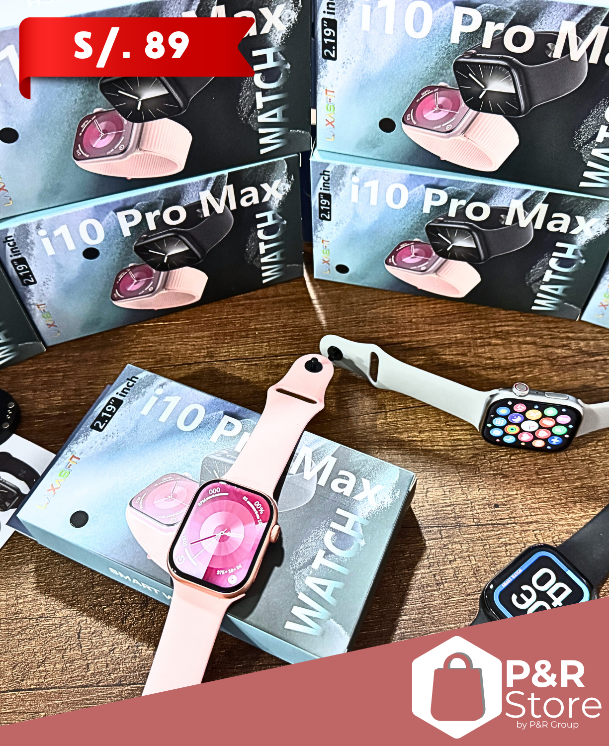 Smartwatch i10 Pro Max: ¡Tecnología, Estilo y Control en tu Muñeca!