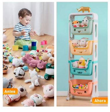 ORGANIZADOR ESTANTE MULTIFUNCIONAL - 4 NIVELES
